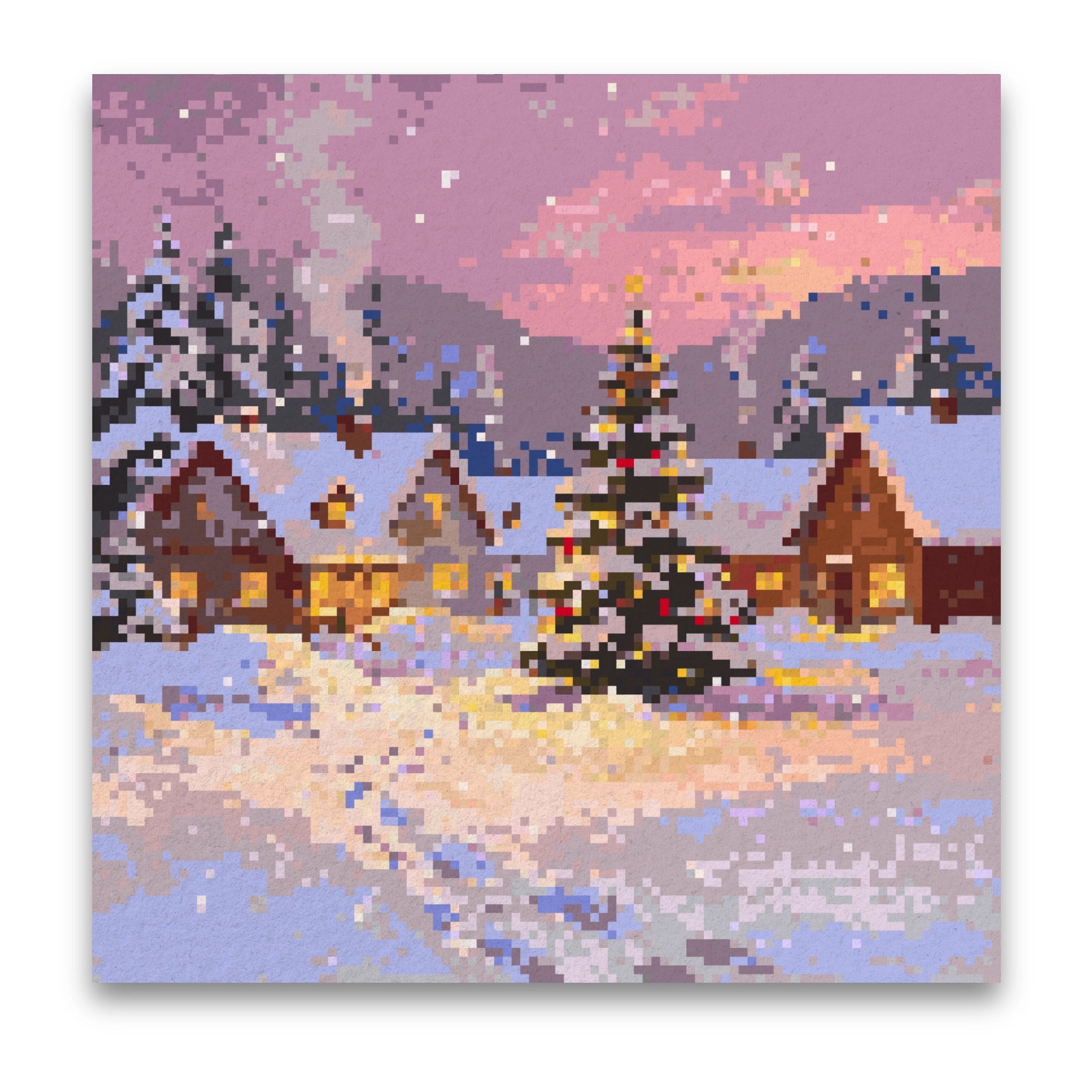 Christmas Winter Village | Pixel Bead Kits