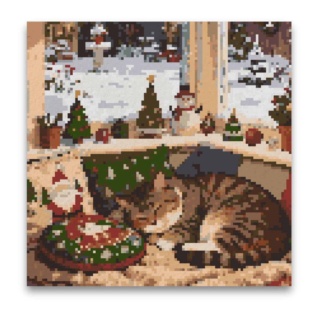 Christmas Kitty | 2.6mm Pixel Bead Kits