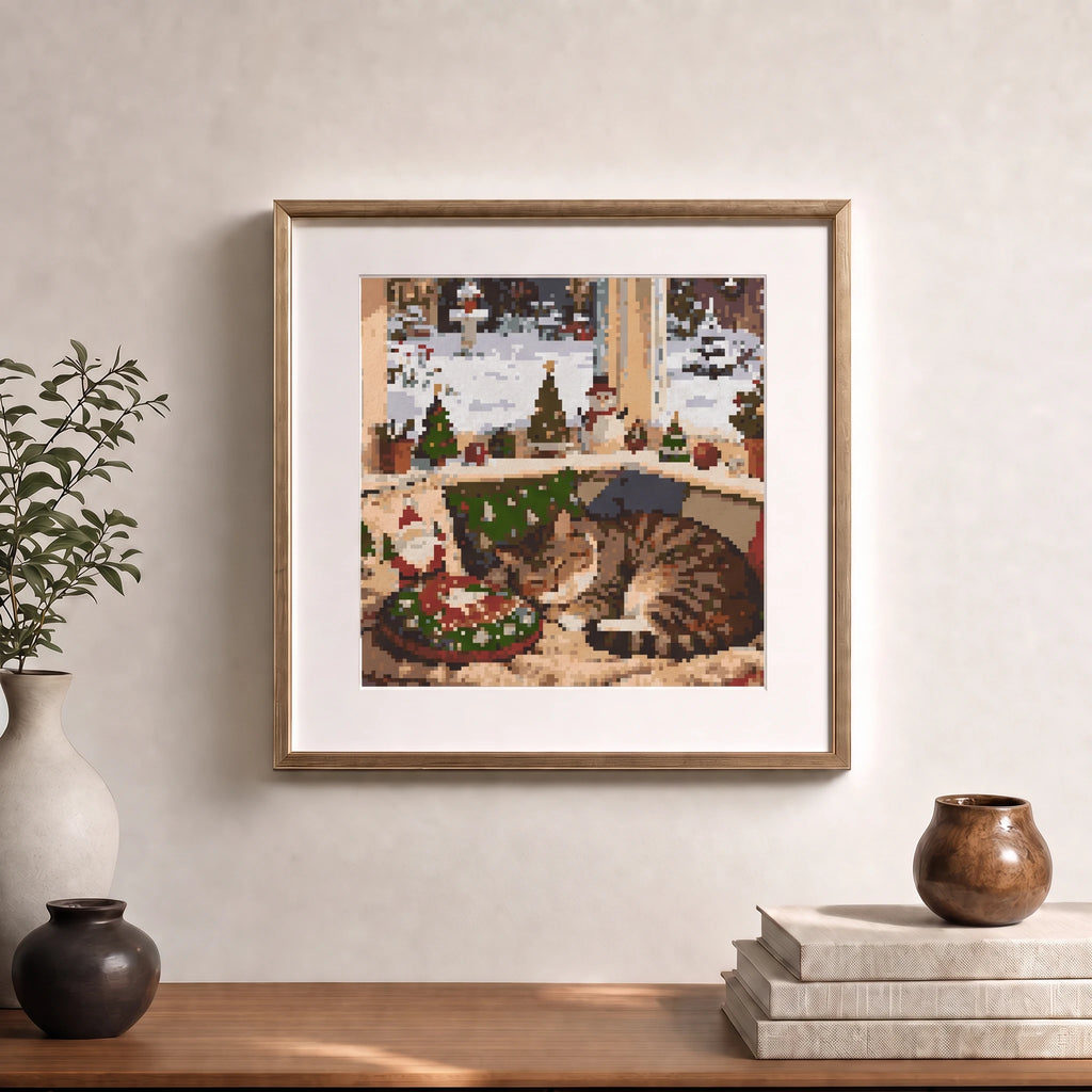 Christmas Kitty | 2.6mm Pixel Bead Kits