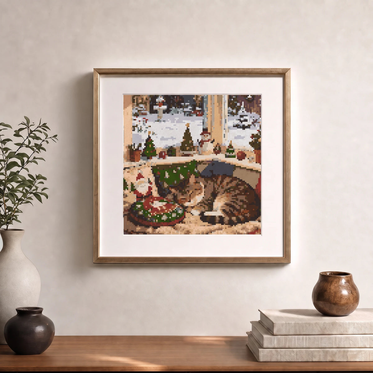 Christmas Kitty | 2.6mm Pixel Bead Kits