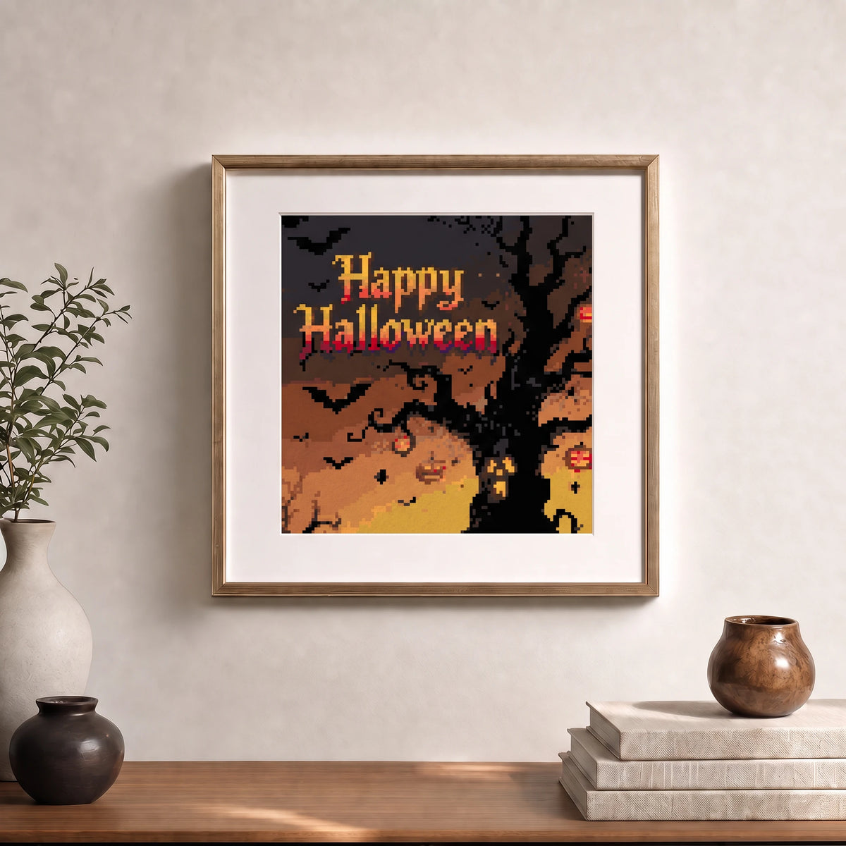 Spooky Halloween Tree | 2.6mm Pixel Bead Kits
