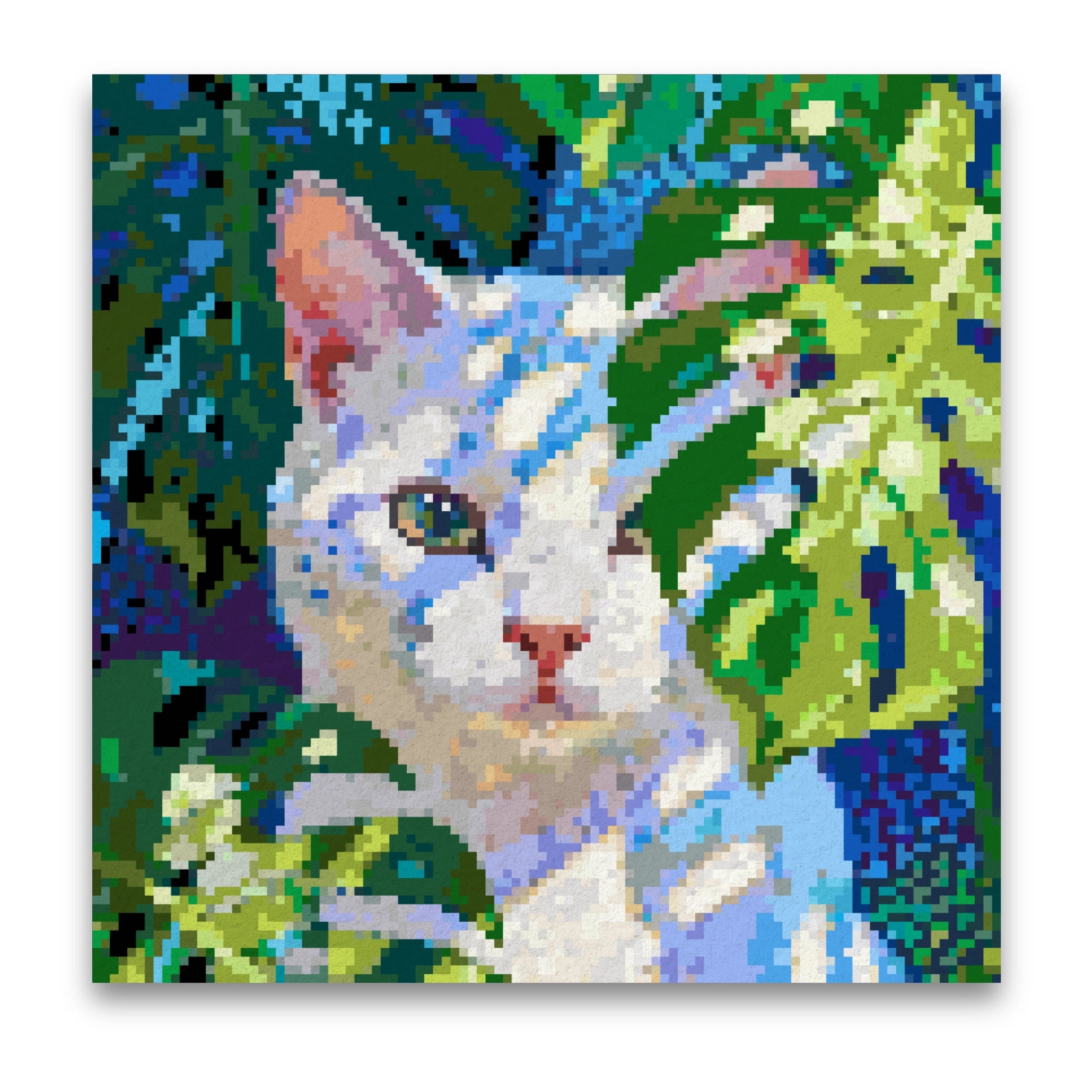 Monstera & Cat | Pixel Bead Kits