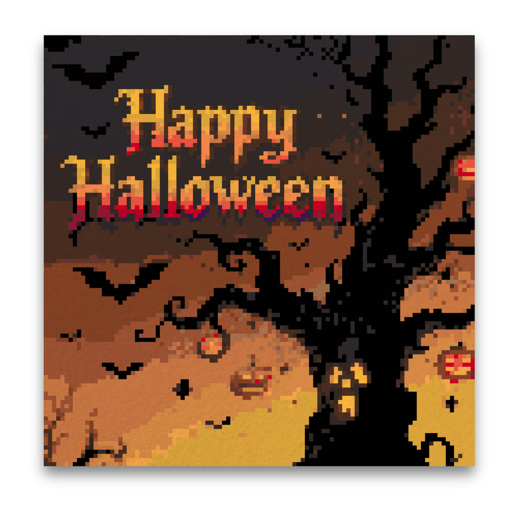Spooky Halloween Tree | 2.6mm Pixel Bead Kits