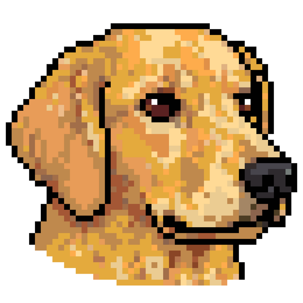 Dog Portrait Mini Fuse Bead Patterns | Pixel Art Puppy Designs