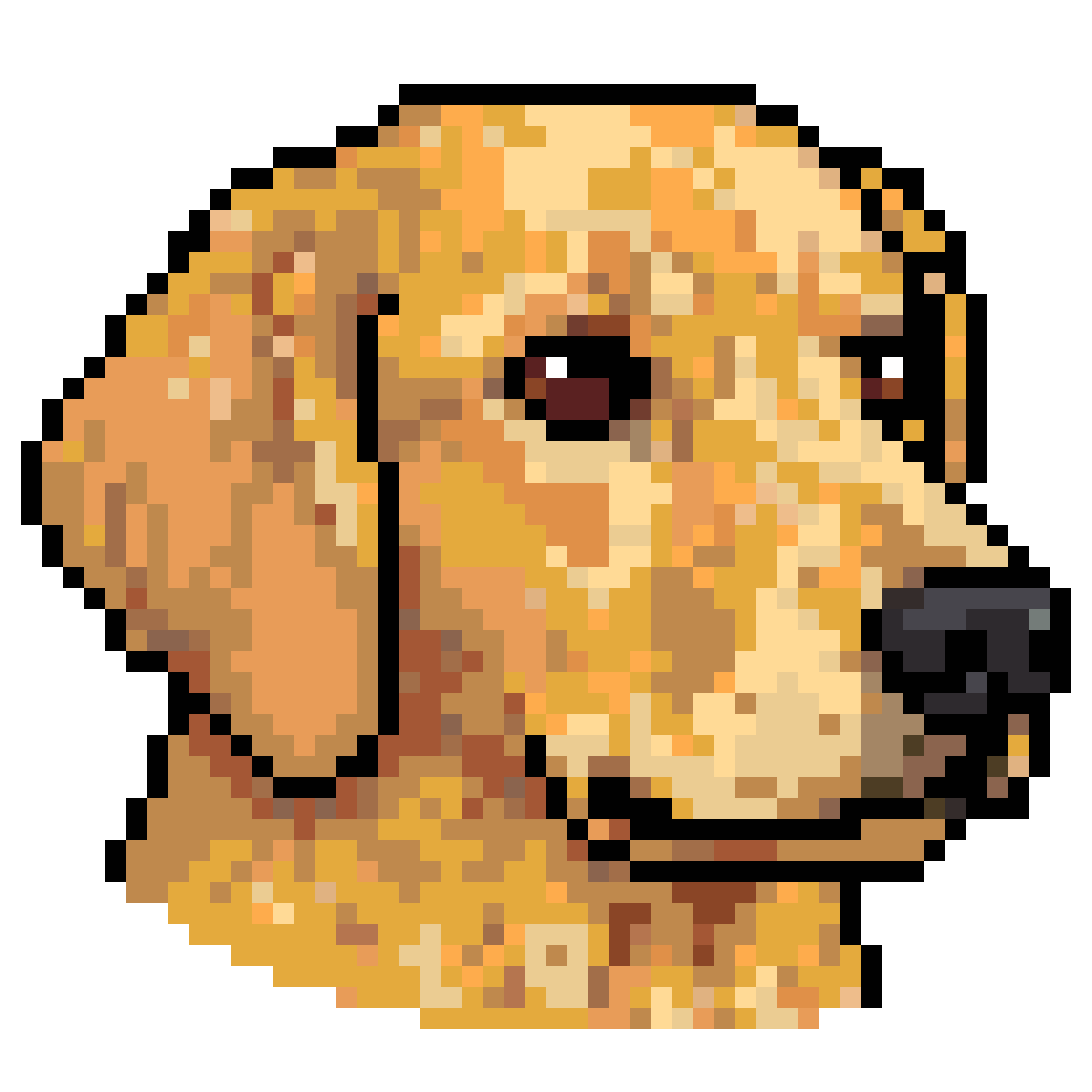 Dog Portrait Mini Fuse Bead Patterns | Pixel Art Puppy Designs