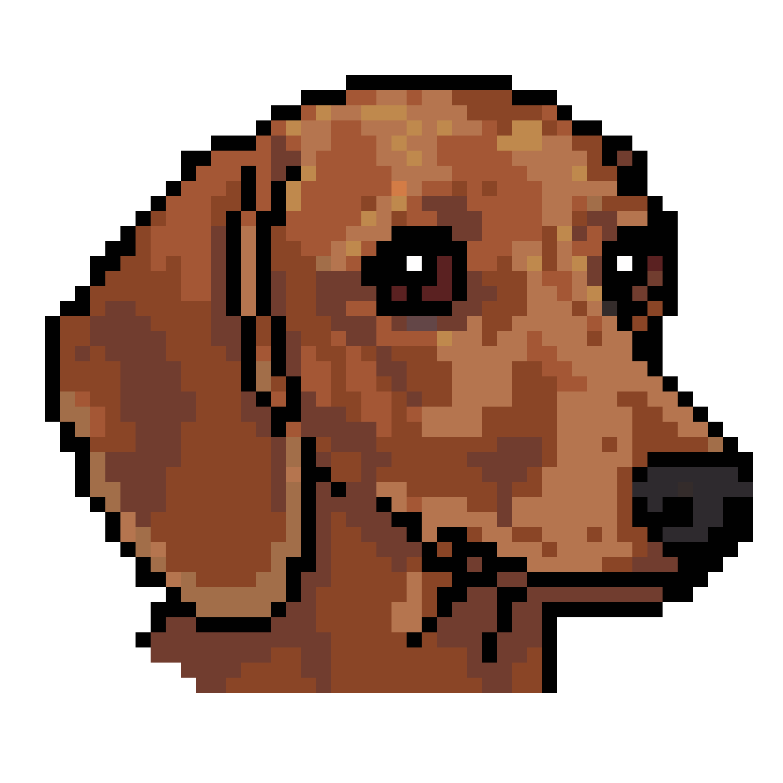 Dog Portrait Mini Fuse Bead Patterns | Pixel Art Puppy Designs