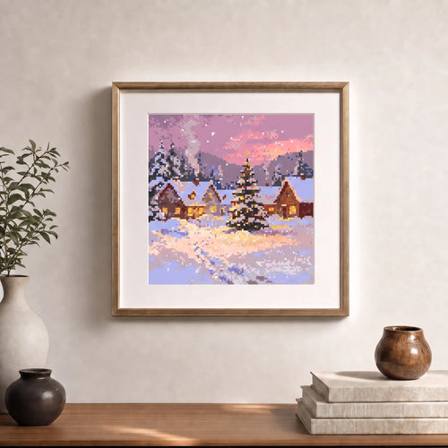 Christmas Winter Village | Pixel Bead Kits