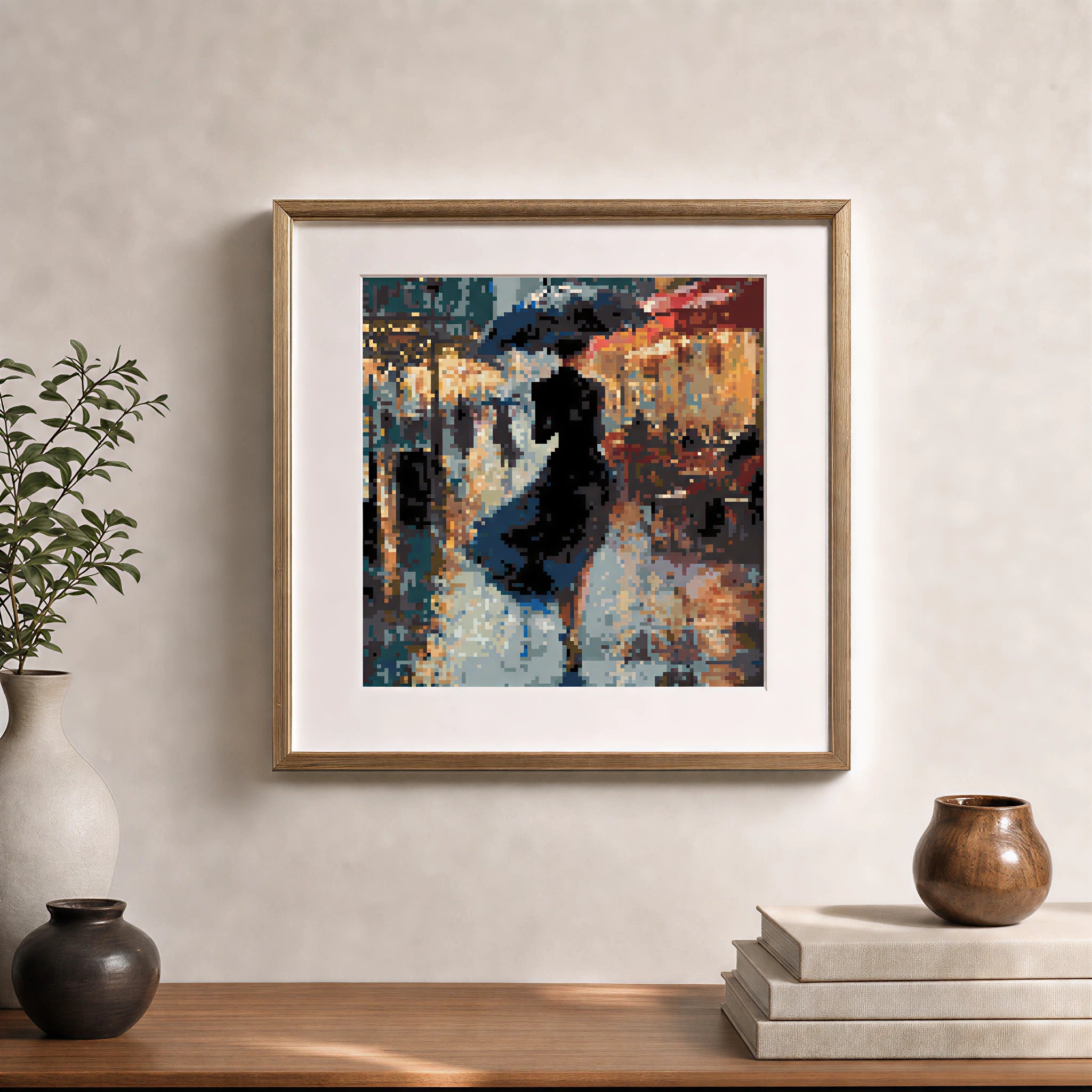 Retro Rain Woman | Pixel Bead Kits